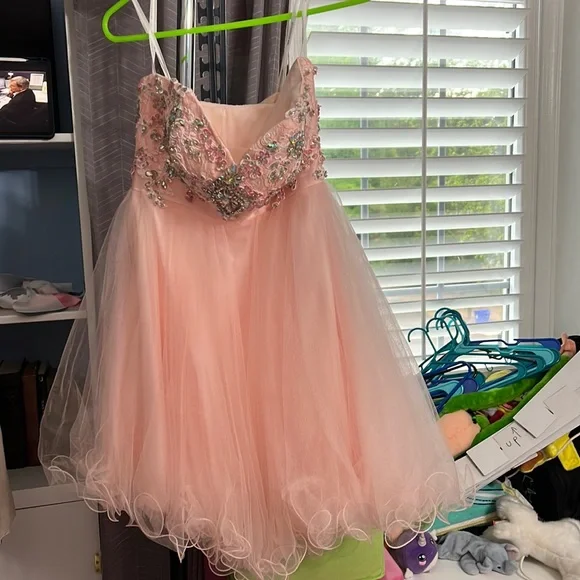 sachin and babi light blue dress Homecoming Dresses for Juniors